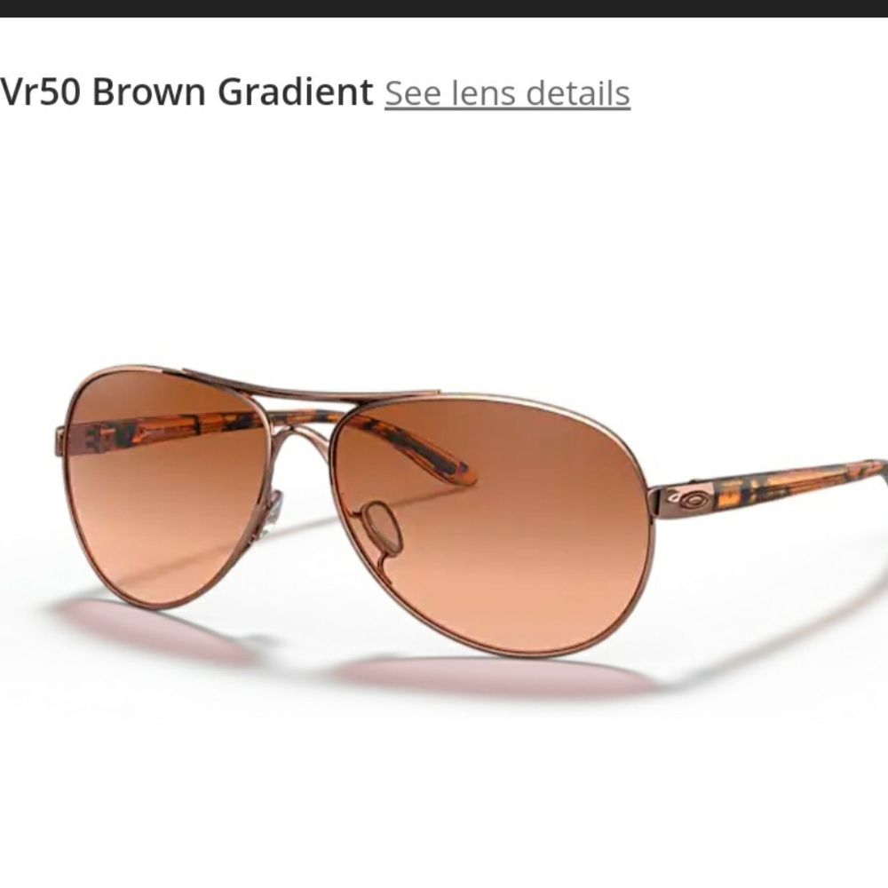 Oakley Womens Sunglasses Rose Gild Aviator VR50